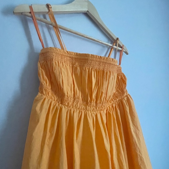 Anthropologie Tangerine Cupcake Dress - Picture 1 of 8